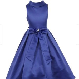Cinderella Couture Beautiful Royal Blue Satin Dress by